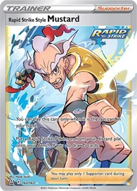Rapid Strike Style Mustard (Full Art) - SWSH05: Battle Styles - 162/163