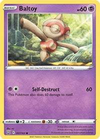 Baltoy - SWSH05: Battle Styles - 057/163