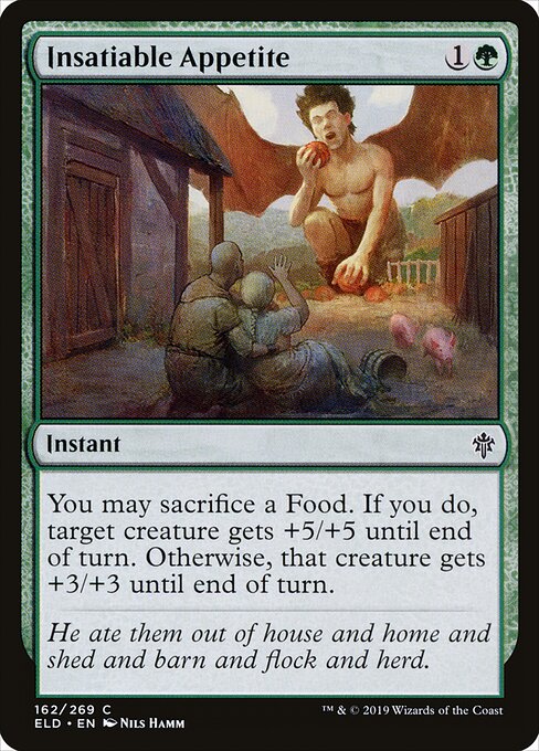 Insatiable Appetite - Throne of Eldraine - 162