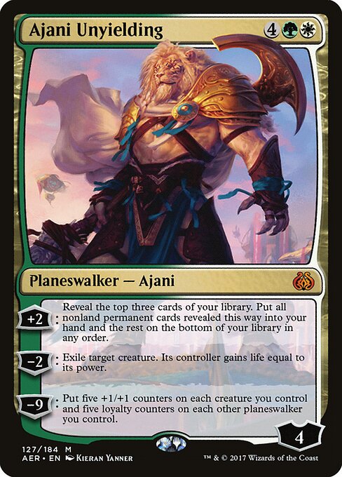 Ajani Unyielding - Aether Revolt - 127