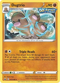 Dugtrio - SWSH06: Chilling Reign - 077/198