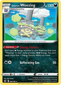 Galarian Weezing - SWSH06: Chilling Reign - 096/198