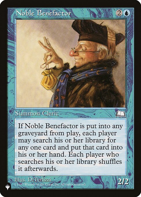 Noble Benefactor - The List - WTH-44