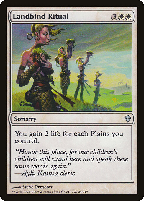 Landbind Ritual - Zendikar - 24