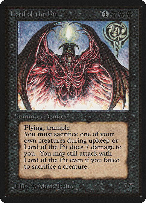 Lord of the Pit - Limited Edition Beta - 115