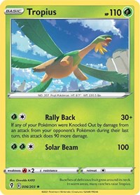 Tropius - SWSH07: Evolving Skies - 006/203