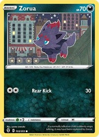 Zorua - SWSH07: Evolving Skies - 102/203