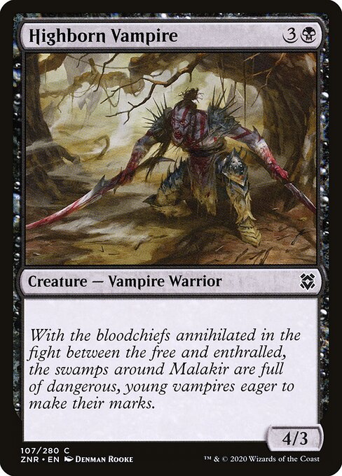 Highborn Vampire - Zendikar Rising - 107