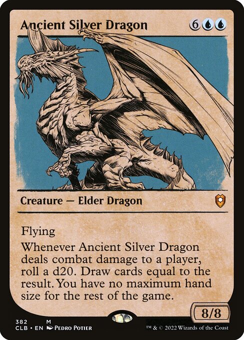 Ancient Silver Dragon - Commander Legends: Battle for Baldur's Gate - 382