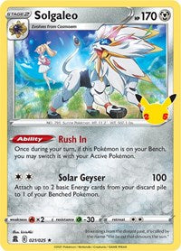Solgaleo - Celebrations - 021/025