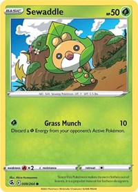 Sewaddle - SWSH08: Fusion Strike - 009/264
