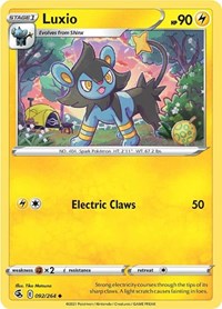 Luxio - SWSH08: Fusion Strike - 092/264