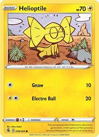 Helioptile - SWSH08: Fusion Strike - 098/264