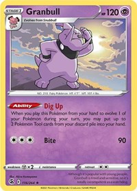 Granbull - SWSH08: Fusion Strike - 116/264