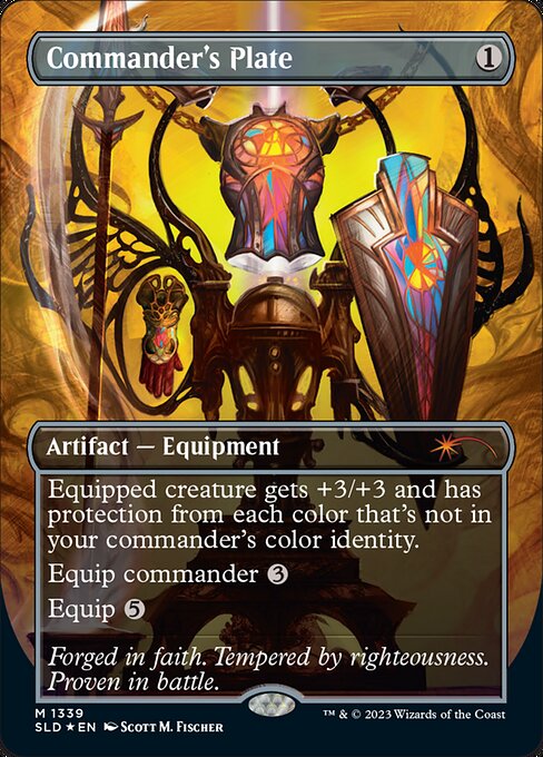 Commander's Plate - Secret Lair Drop - 1339