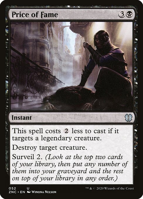 Price of Fame - Zendikar Rising Commander - 52