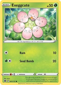 Exeggcute - SWSH09: Brilliant Stars - 001/172