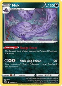 Muk - SWSH09: Brilliant Stars - 085/172