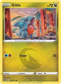 Gible - SWSH09: Brilliant Stars - 107/172