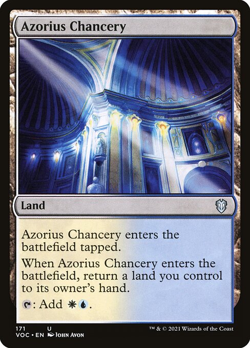 Azorius Chancery - Crimson Vow Commander - 171