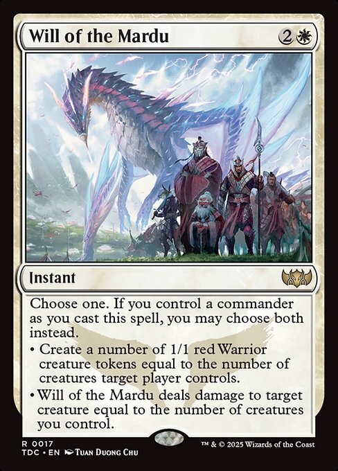 Will of the Mardu - Tarkir: Dragonstorm Commander - 17