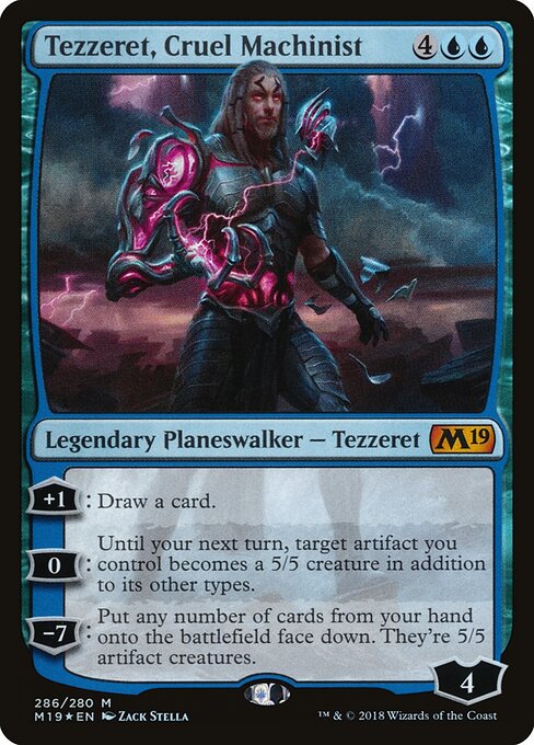 Tezzeret, Cruel Machinist - Core Set 2019 - 286