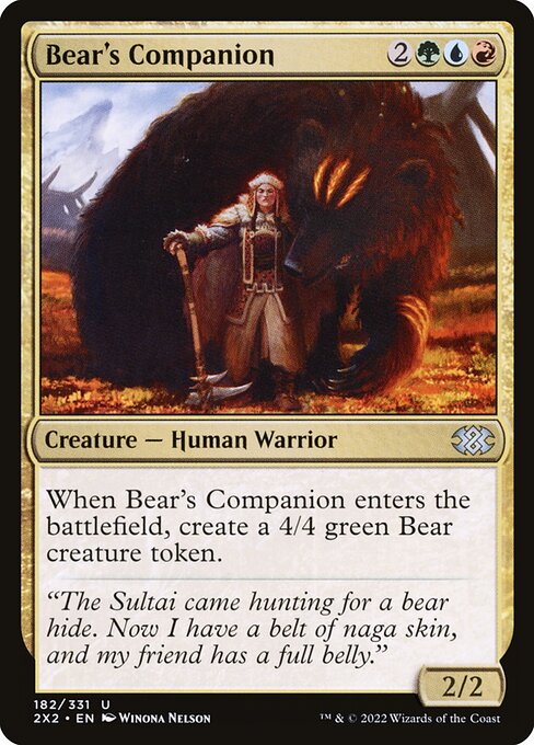 Bear's Companion - Double Masters 2022 - 182
