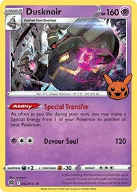 Dusknoir - Trick or Trade BOOster Bundle - 062/172