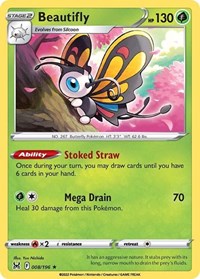 Beautifly - SWSH11: Lost Origin - 008/196