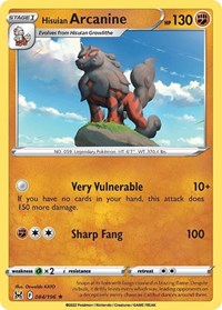 Hisuian Arcanine - SWSH11: Lost Origin - 084/196