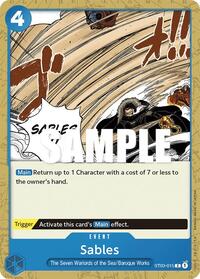 Sables - ST-03: Starter Deck 3 The Seven Warlords of The Sea - ST03-015