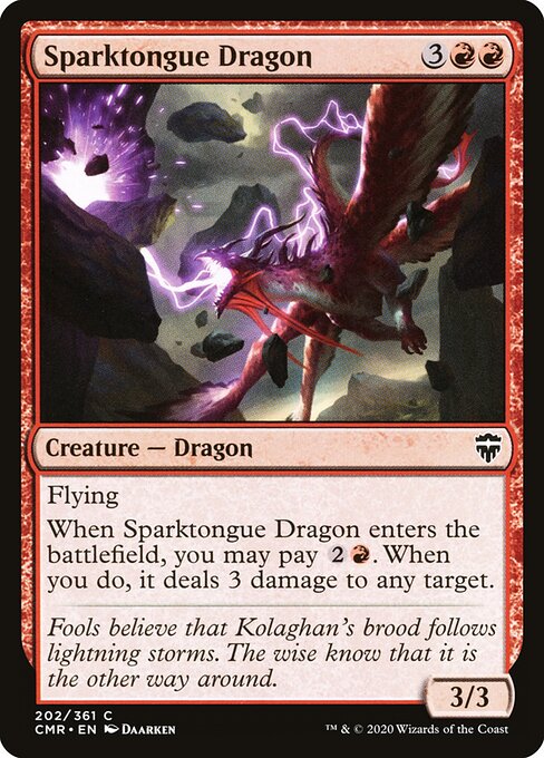 Sparktongue Dragon - Commander Legends - 202