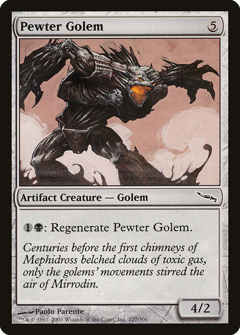 Pewter Golem - Mirrodin - 227