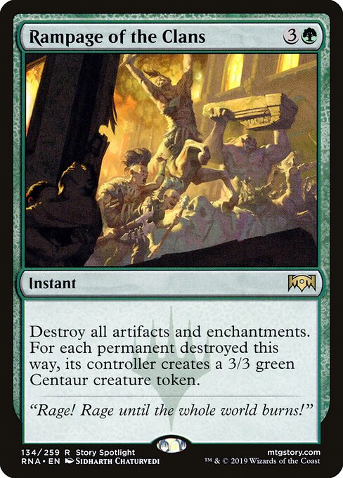 Rampage of the Clans - Ravnica Allegiance - 134