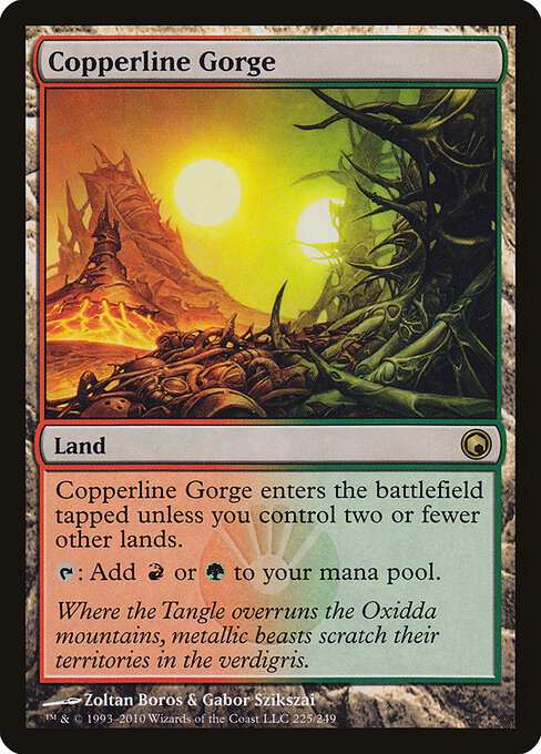 Copperline Gorge - Scars of Mirrodin - 225