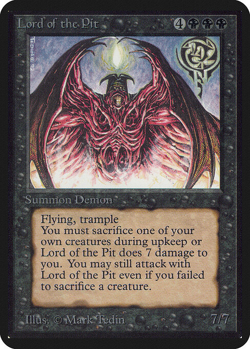 Lord of the Pit - Limited Edition Alpha - 114