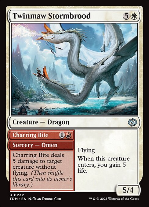 Twinmaw Stormbrood // Charring Bite - Tarkir: Dragonstorm - 232