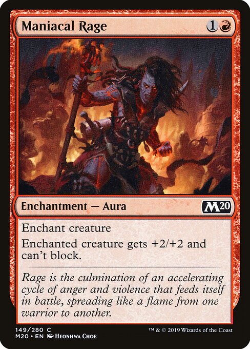 Maniacal Rage - Core Set 2020 - 149