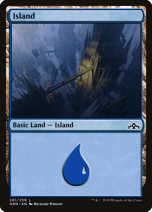 Island - Guilds of Ravnica - 261