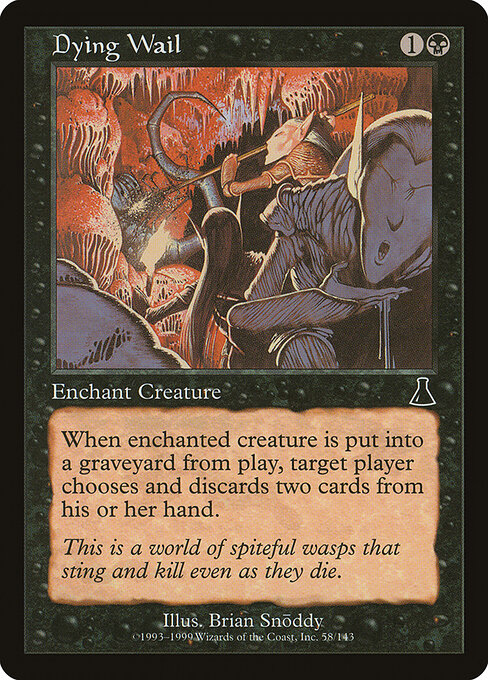 Dying Wail - Urza's Destiny - 58