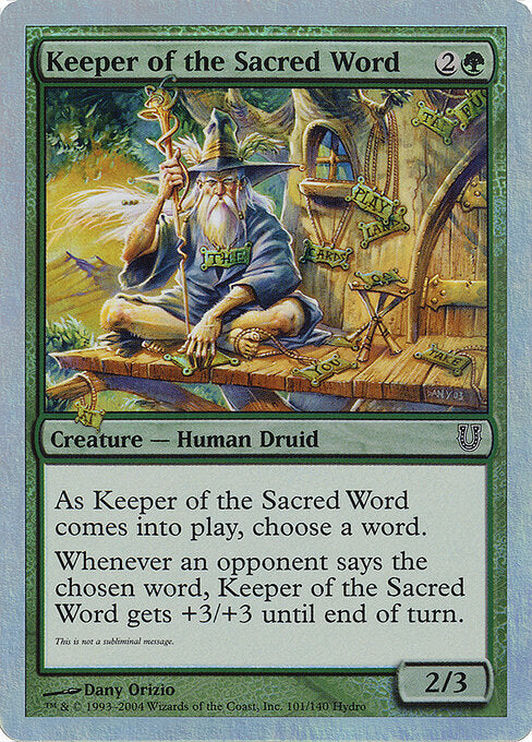 Keeper of the Sacred Word - Unhinged - 101★