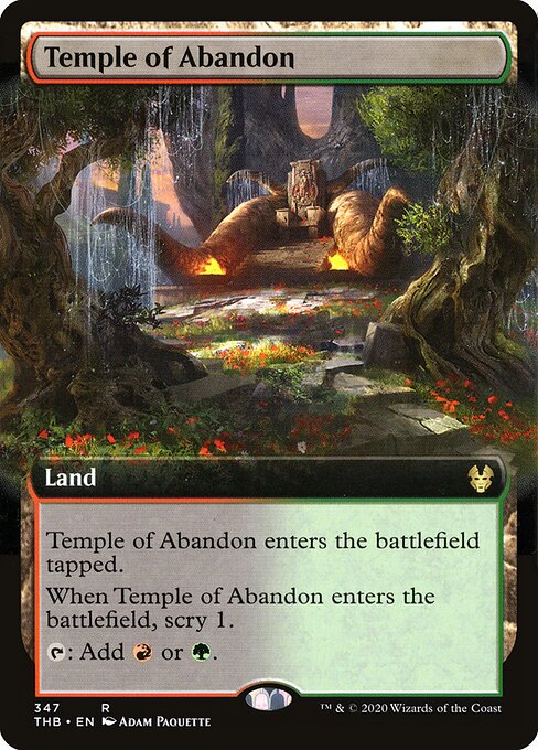 Temple of Abandon - Theros Beyond Death - 347