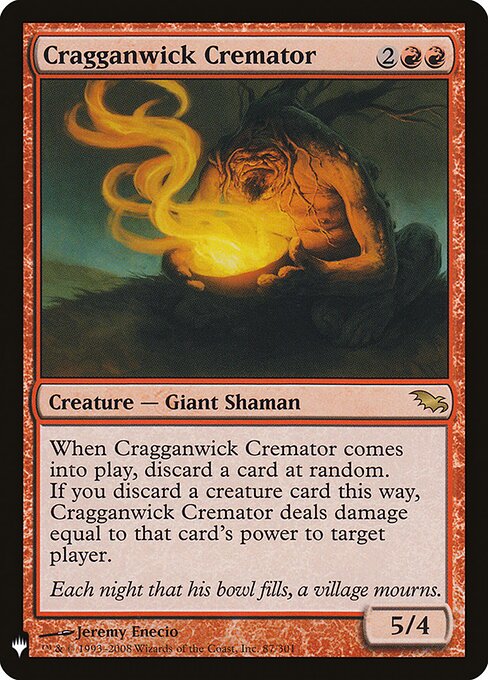 Cragganwick Cremator - The List - SHM-87