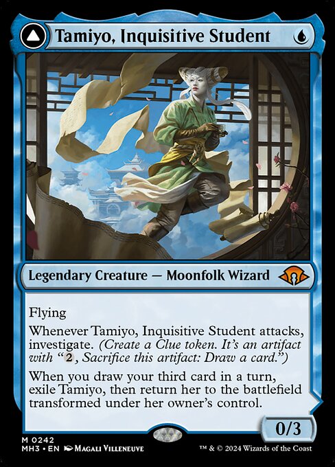 Tamiyo, Inquisitive Student // Tamiyo, Seasoned Scholar - Modern Horizons 3 - 242