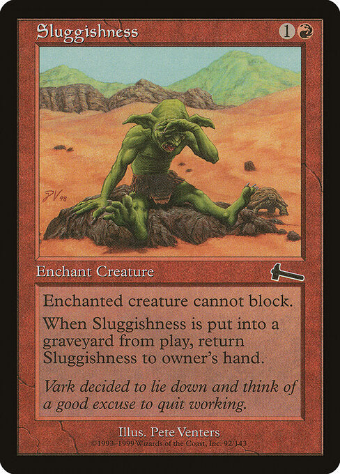 Sluggishness - Urza's Legacy - 92