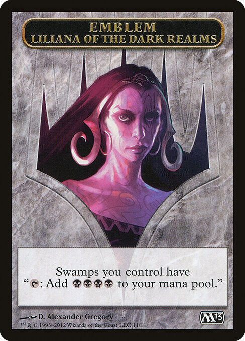 Liliana of the Dark Realms Emblem - Magic 2013 - 11