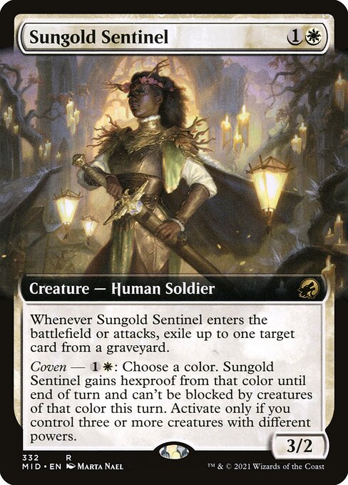 Sungold Sentinel - Innistrad: Midnight Hunt - 332