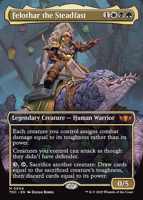 Felothar the Steadfast - Tarkir: Dragonstorm Commander - 4