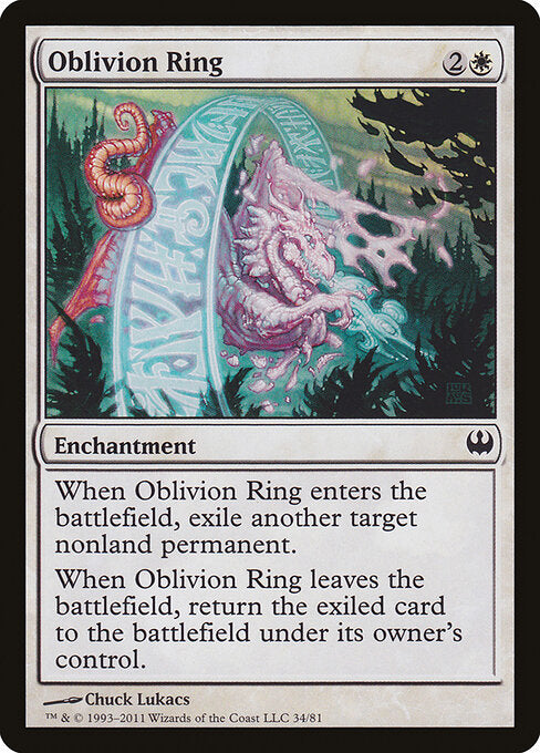 Oblivion Ring - Duel Decks: Knights vs. Dragons - 34