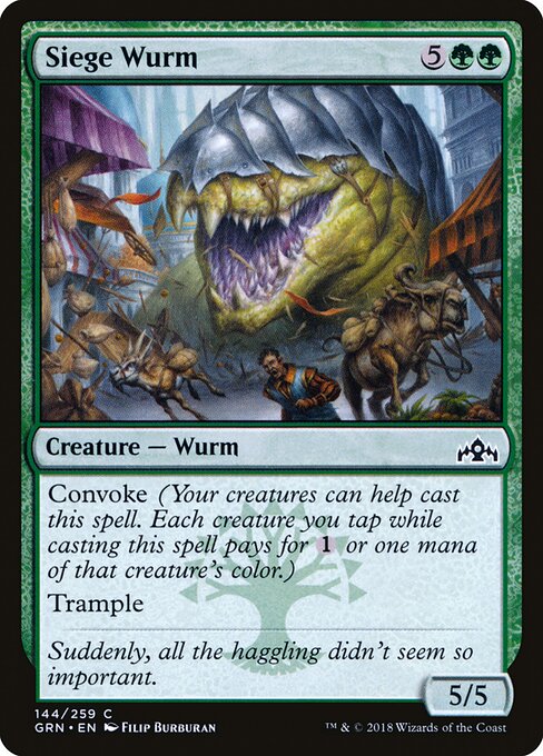 Siege Wurm - Guilds of Ravnica - 144
